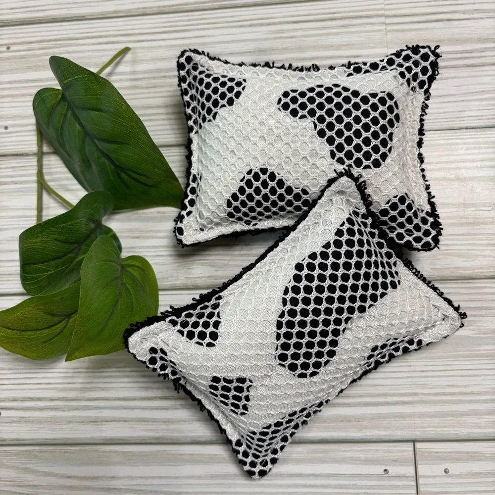 Handmade Cow Print Washable Dish Sponge Set